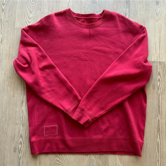 Ovadia & Sons Red Dune Inside Out Sweatshirt Mens Crew Neck Sweatshirt Size XL - Picture 12 of 14